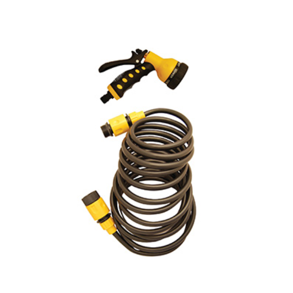 Mondi Coil Hose & Sprayer Set with Quick Disconnect (11 m /25') [G460]